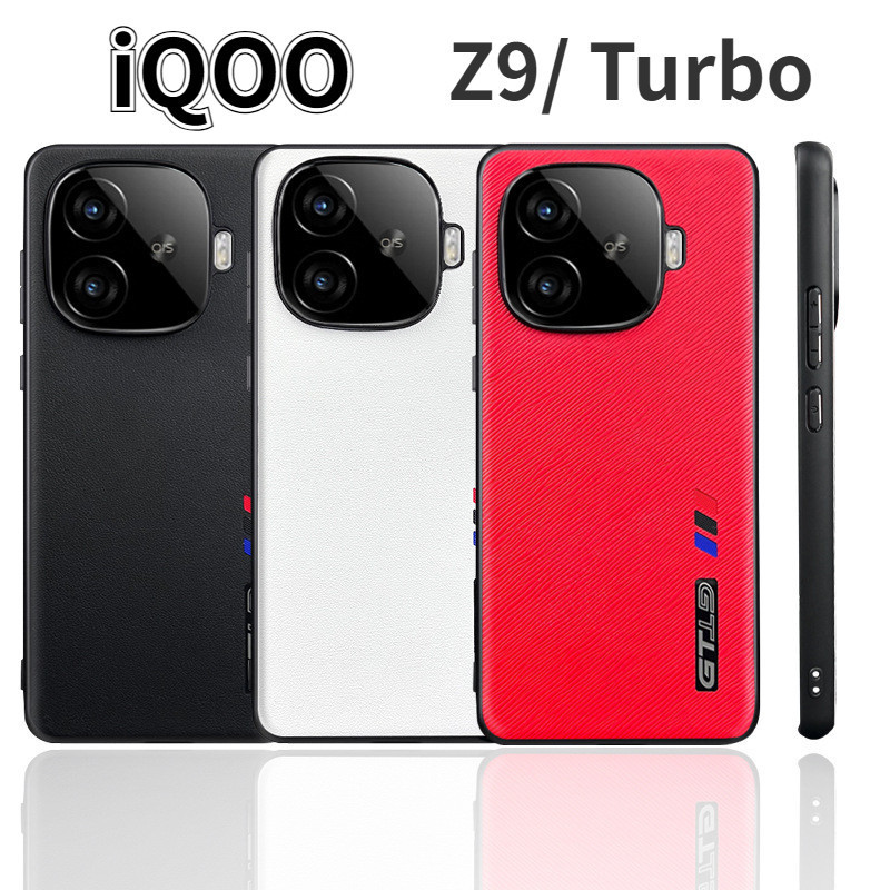 Untuk IQOO 12 Pro Z9 IQOO Z10Turbo Pro IQOO Co-branded BMW GT Design Tech Kulit Shock Proof Case