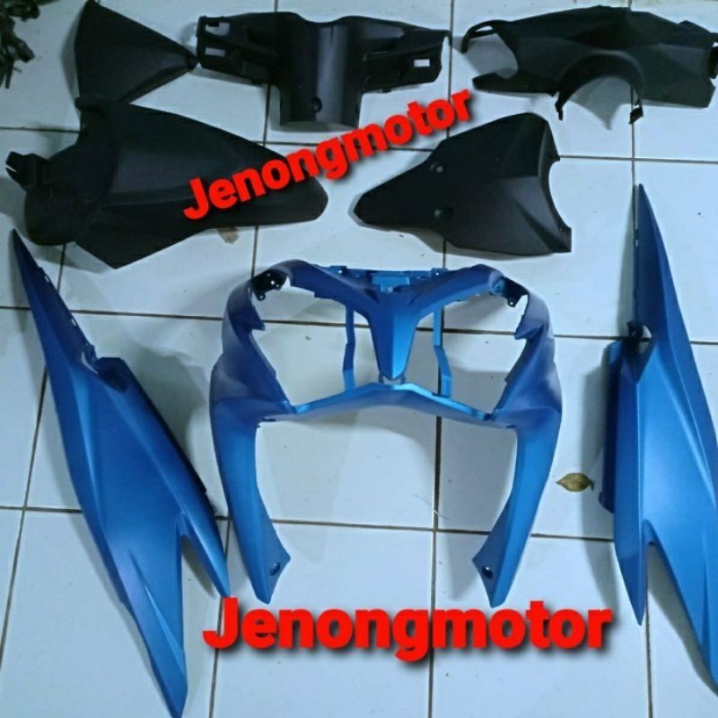 MURAH full body halus vario 125 old tahun 2012-2014 biru hitam doff