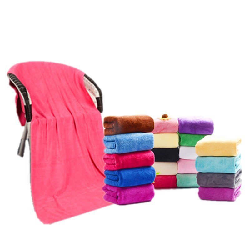 Bath Towel Absorbent Soft Adult Wearable Wrap Bath Hotel Beach Towel Large Towel Wholesale Custom lo