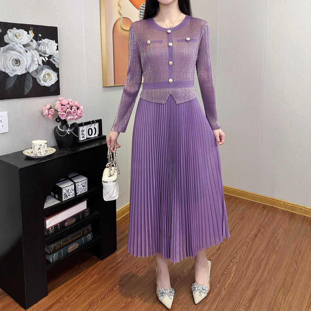 202511zz Dress wanita longgar, gaun perempuan longgar modis ukuran besar