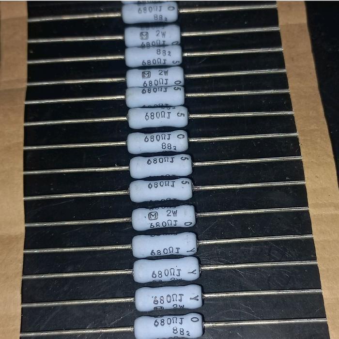 resistor 680R 2W panasonic original japan 680ohm 680 ohm 2 watt 2watt 1