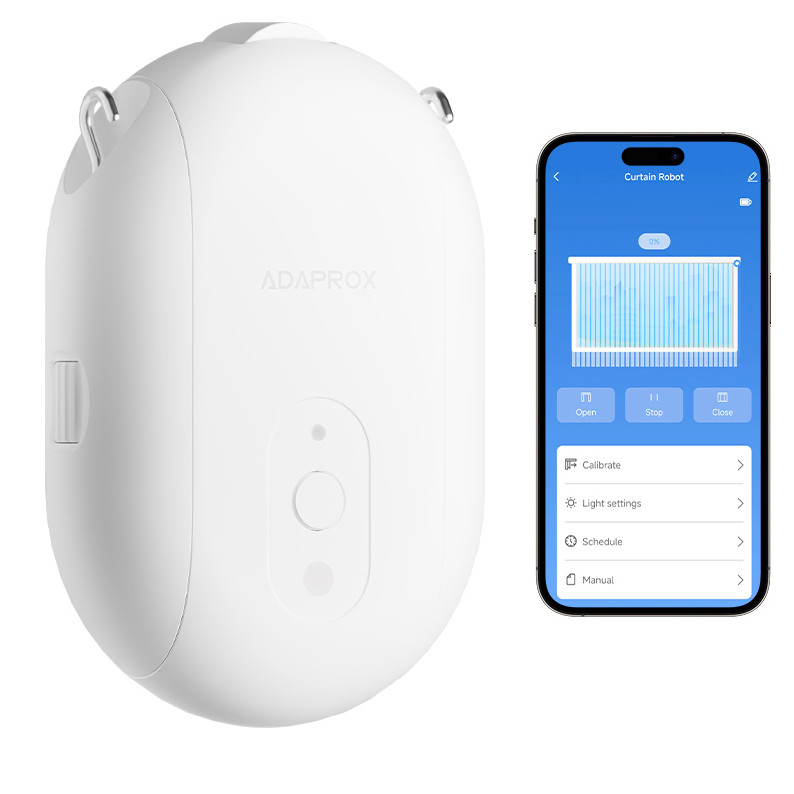 Tuya ZigbeeBluetooth Track Curtain Robot Tuya Smart Rail Curtain Robot Smart Curtain Pusher Robot Su