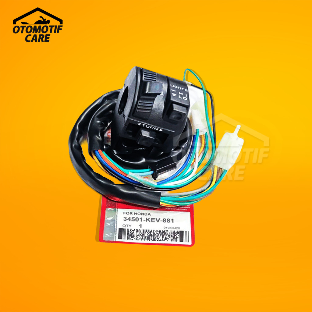 Saklar Kiri Holder Switch Lampu Sen Honda Supra X 100 Fit Lama KEV Suku Cadang Mesin Motor Honda