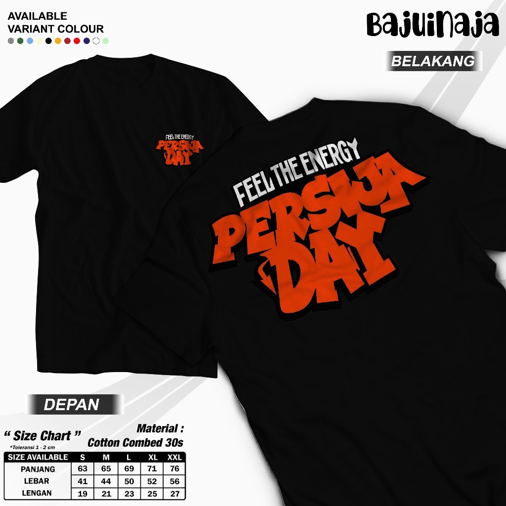 Kaos Persija Day kaos persija jakarta kaos persija terbaru