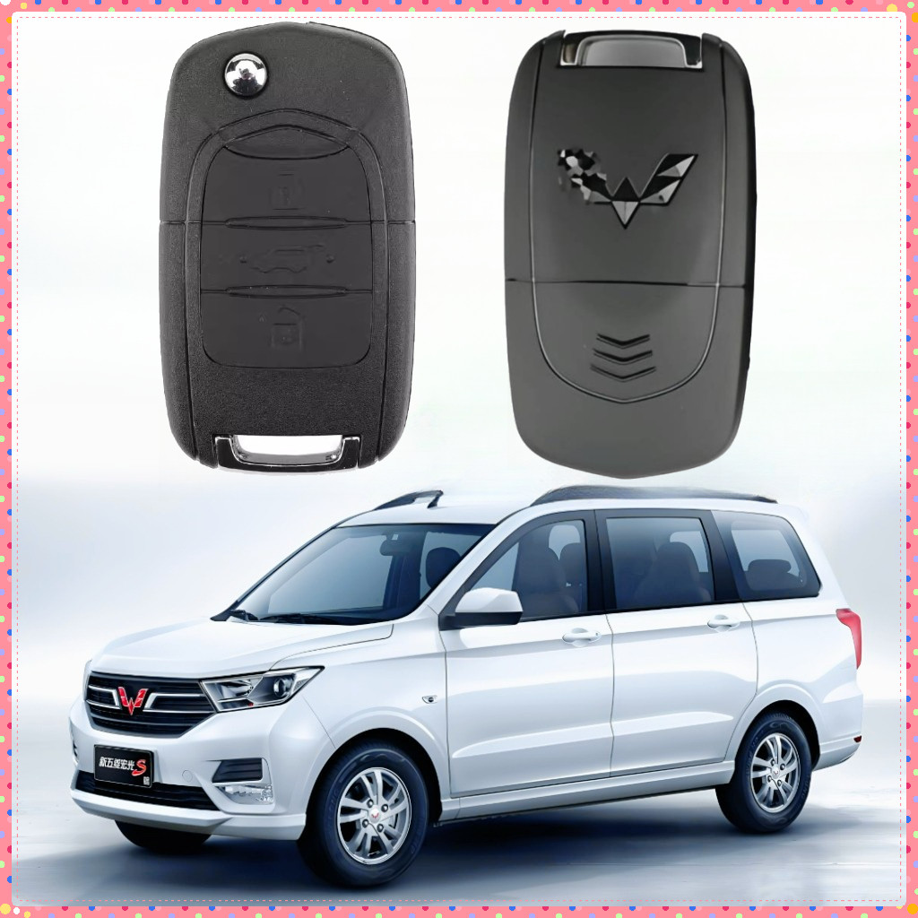 Casing Kunci Remot Lipat Wuling Almaz Confero Cortez S1/S3 / Kunci Wuling Confero Casing