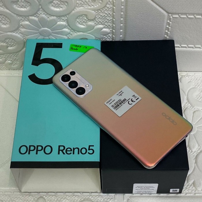 Oppo Reno 5 4G | 5G Ram 8 Rom 128GB Second Resmi