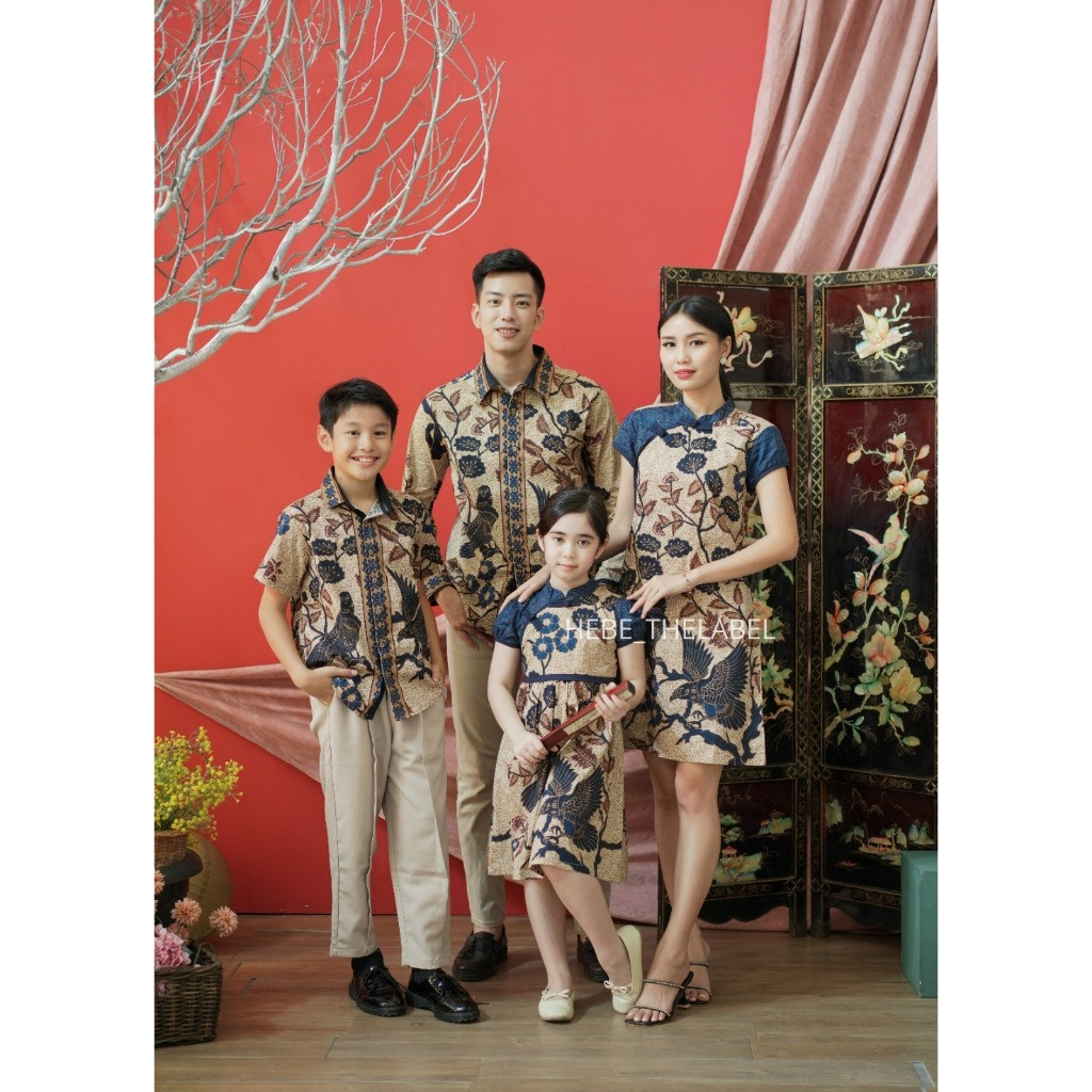 AF Akemi Batik Cheongsam - ( Available Couple Dewasa & Anak )