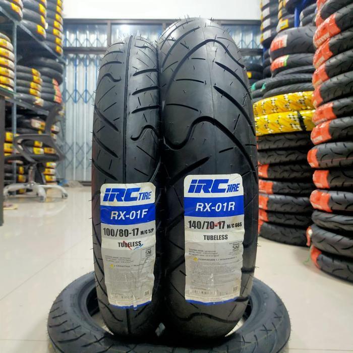 Paket IRC 100/80-17 Dan 140/70-17 RX 01 Road Winner Ban Motor CBR 150/250 R15 V3/V4 R25 Ring 17 Tube