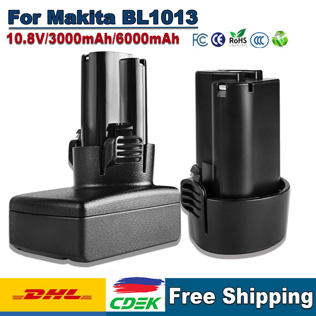 10.8V 6.0Ah Battery For Makita BL1013 Rechargeable Battery BL1014 BL 1013 BL 1014 Replacement Batter