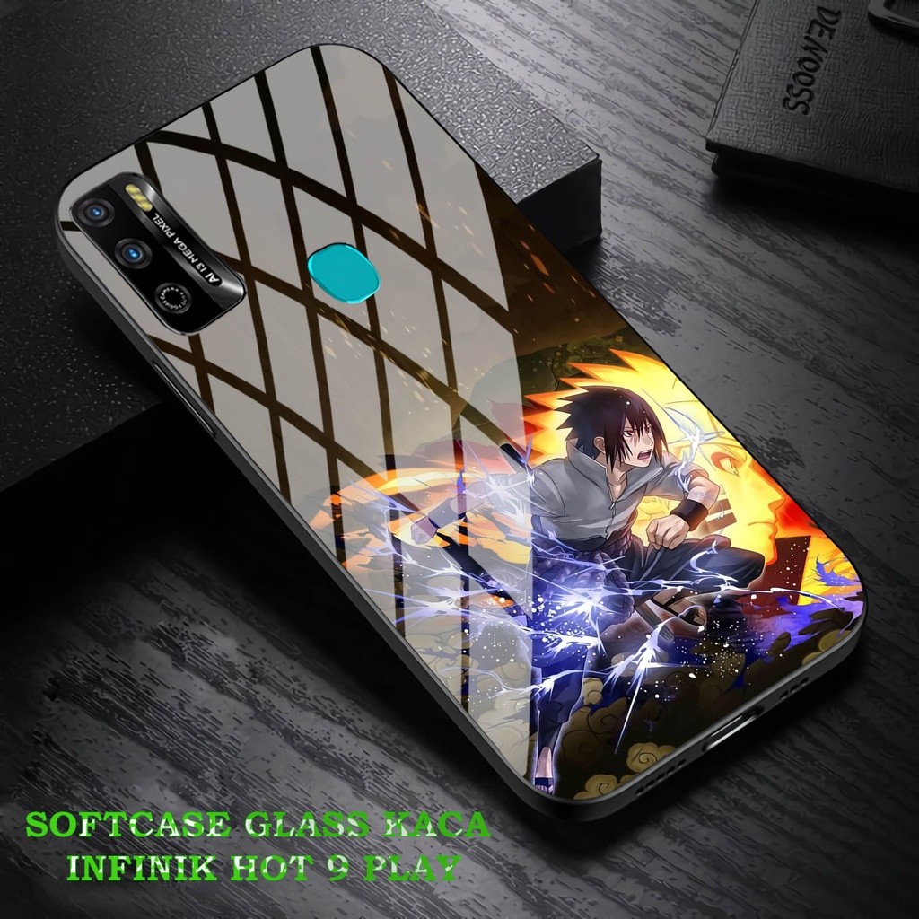 Softcase Glass Kaca Infinik Hot 9 Play - Case Hp Pelindung Handphone Infinik Hot 9 Play [ A61]