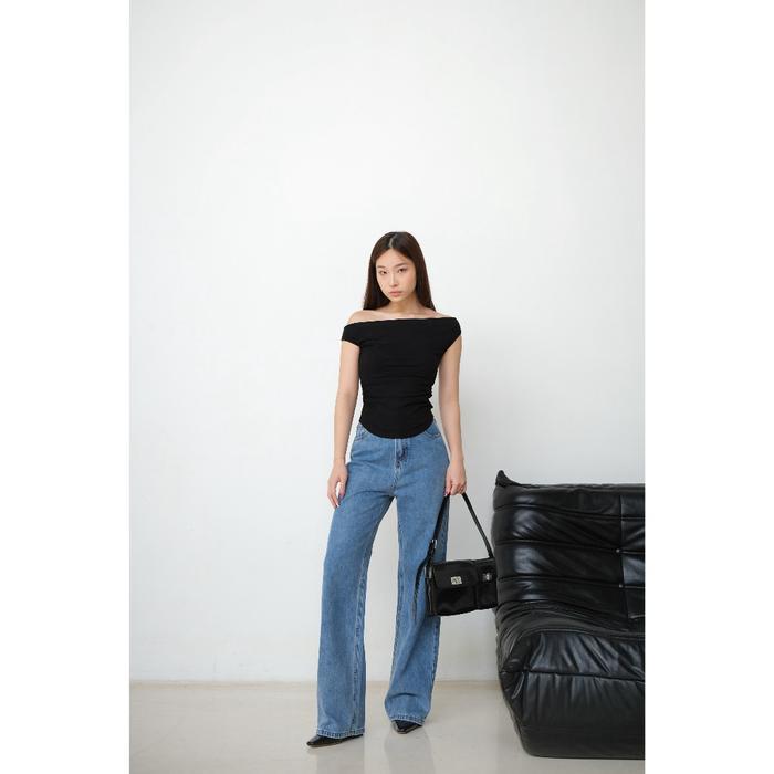 promo  -Kiyorawears - Oliver Denim Jeans / Celana Jeans nita / Celana Kerja / Celana Kulot / Hhist P