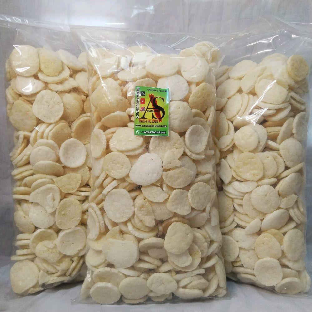 Cemilan Kerupuk Ikan Tenggiri Kemasan 1 Bal - Kerupuk Renyah Khas Palembang Makanan ringan