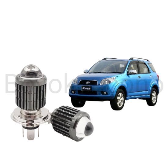 2pcs Lampu Utama LED H4 Laser Putih Mobil Toyota Rush 2007 2012 Byk