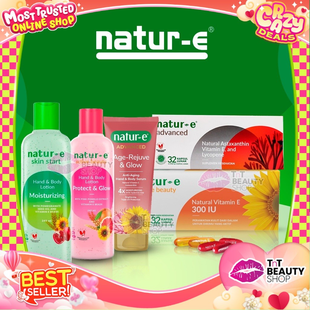 Natur-E Series - 100IU - 300IU - Advanced - Soft Capsule - Hand & Body Lotion | TnT Beauty Shop