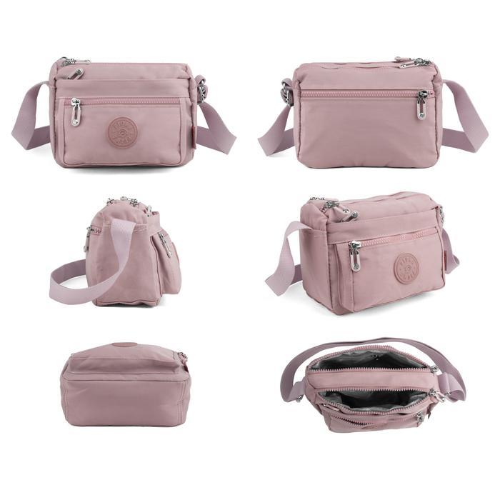 promo  -TAS SELEMPANG WANITA TAS KERJA TAS SELEMPANG KANTOR PIOMA VERA - Hitam