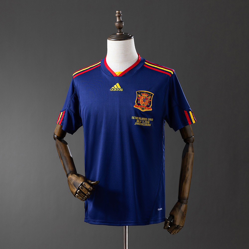 Jersey Retro Spain 2010 away T shirt pria