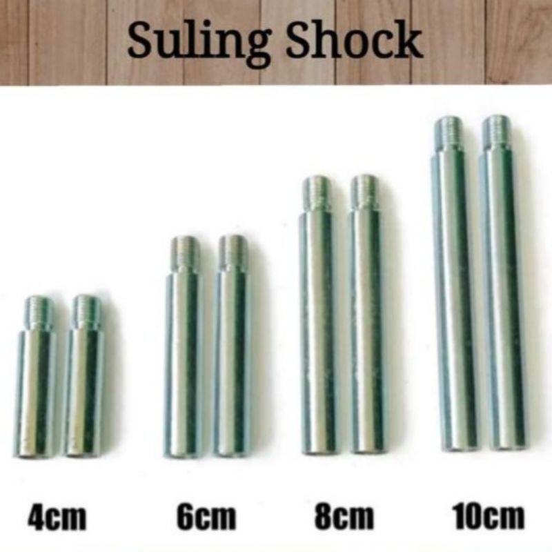 SULING SHOCK MOTOR SAMBUNGAN SHOCK DEPAN MATIC BEBEK BEAT MIO 4 CM 6 CM 8 CM 10 CM