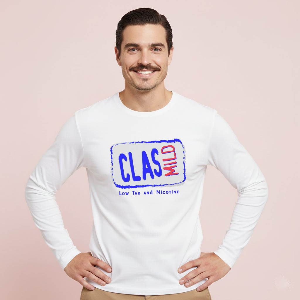 Kaos Lengan Panjang Clas Mild Cotton Combad Premium T-SHIRT