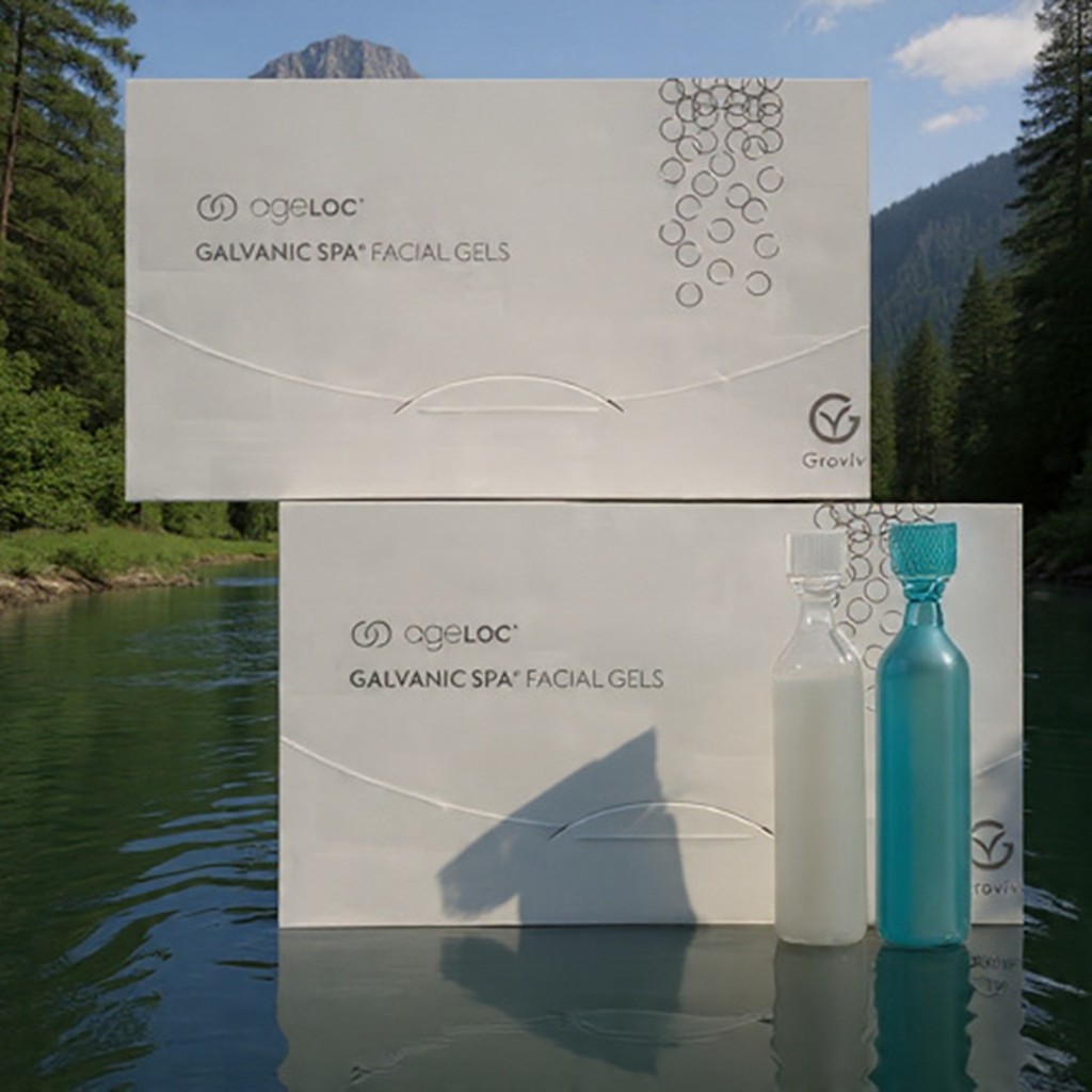 Nu Skin ageLOC Galvanic Spa Facial Gels 2 Pack Gel Wajah Anti Aging Original BPOM