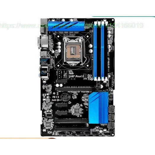 H97 Pro4 Motherboard Intel H97 LGA 1150 DDR3 32GB USB 3.1 100% original testing