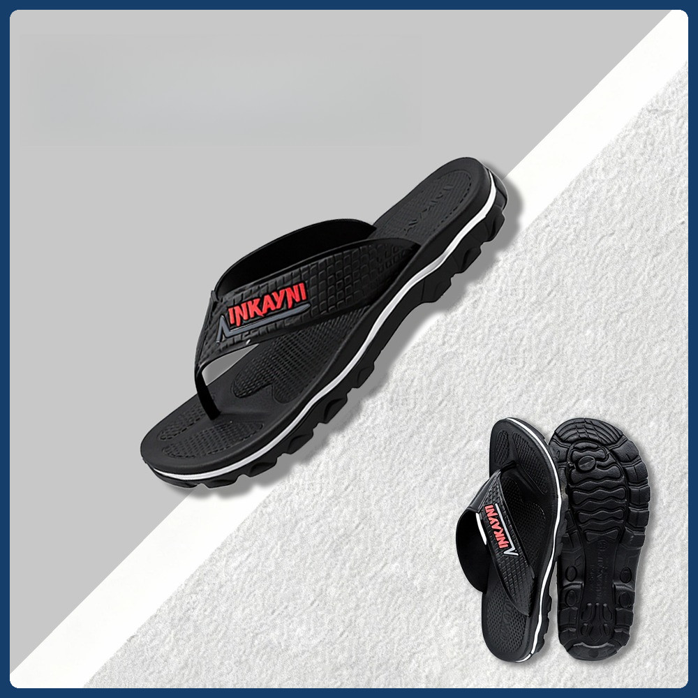 Sandal Jepit Anak Laki-Laki INKAYNI Ukuran 30-35 Bahan Karet EVA Kasual Anti Licin sandal anak laki 