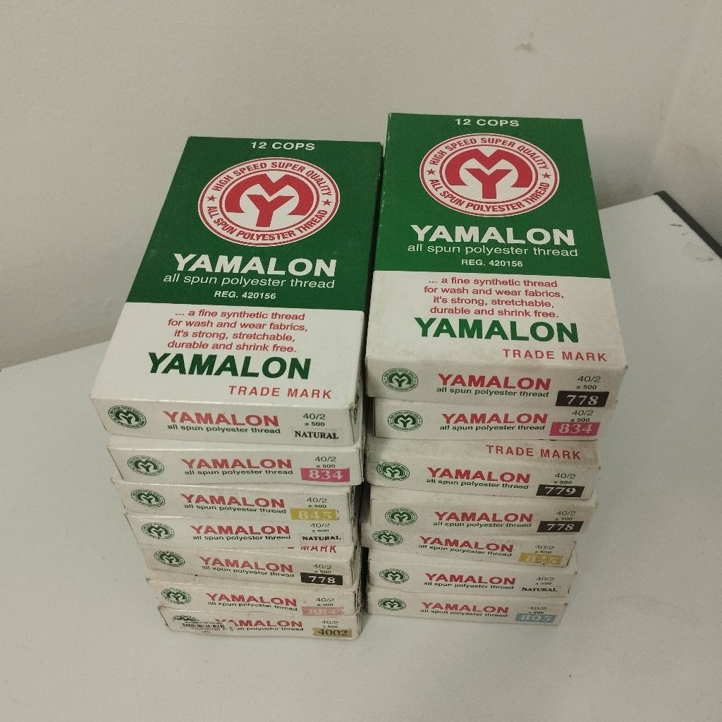 [READY] Benang Yamalon 500yard / Benang Jahit Yamalon Murah / Benang Jahit Murah / Yamalon