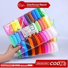 CLAY MAINAN ANAK CLAY MAINAN EDUKASI CLAY PLASTISIN ANAK 12 WARNA