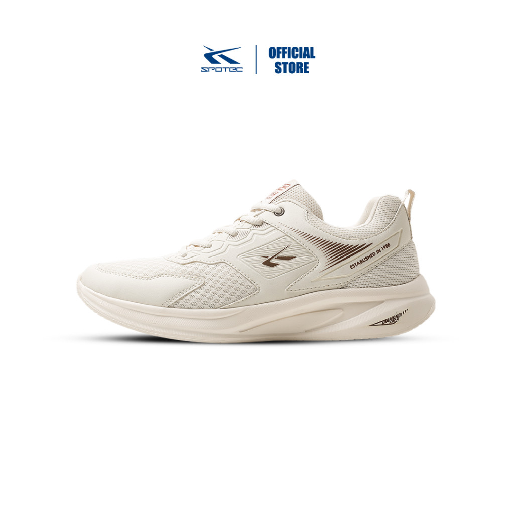 Spotec Sneakers Bishop Sepatu Sneakers Pria Wanita Putih Tulang - Putih Tulang
