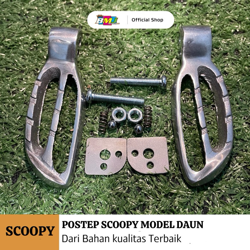 FOOTSTEP BELAKANG MODEL DAUN SCOOPY FI SCOOPY ESP PIJAKAN KAKI BELAKANG SCOOPY STEP BELAKANG SCOOPY 