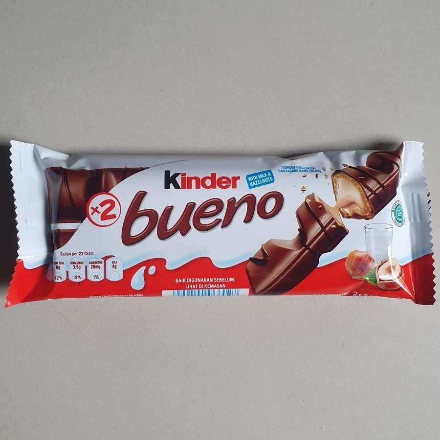 Kinder Bueno Wafer Coklat Import 34gr
