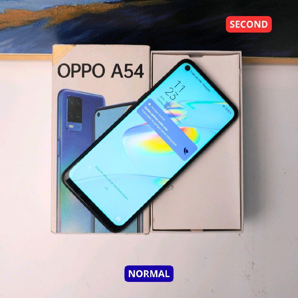 OPPO A54 4/64 GB - HP SECOND ORIGINAL SINAR MUTIARA CELL