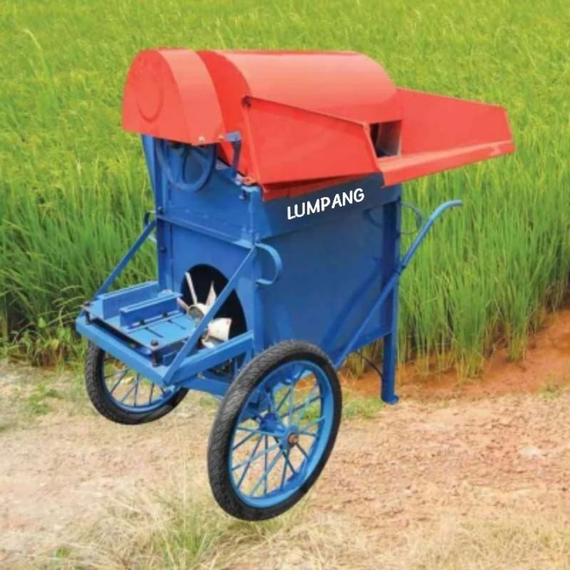 Mesin Perontok Padi Lumpang RYT 541 Siap Pakai Mesin Honda GX200 Setara Thresher Model Hercules