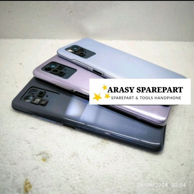 [BERGARANSI] BACKCASING KESING HOUSING CASING INFINIX NOTE 10 PRO BEZEL + BACKDOOR