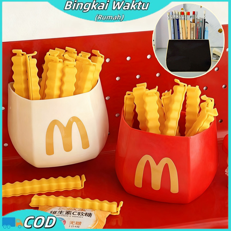 Rak Kotak Penyimpanan Magnet / McDonald's Rak Magnet Kulkas Rak Tempel Magnet Kulkas / Tempelan Kulk