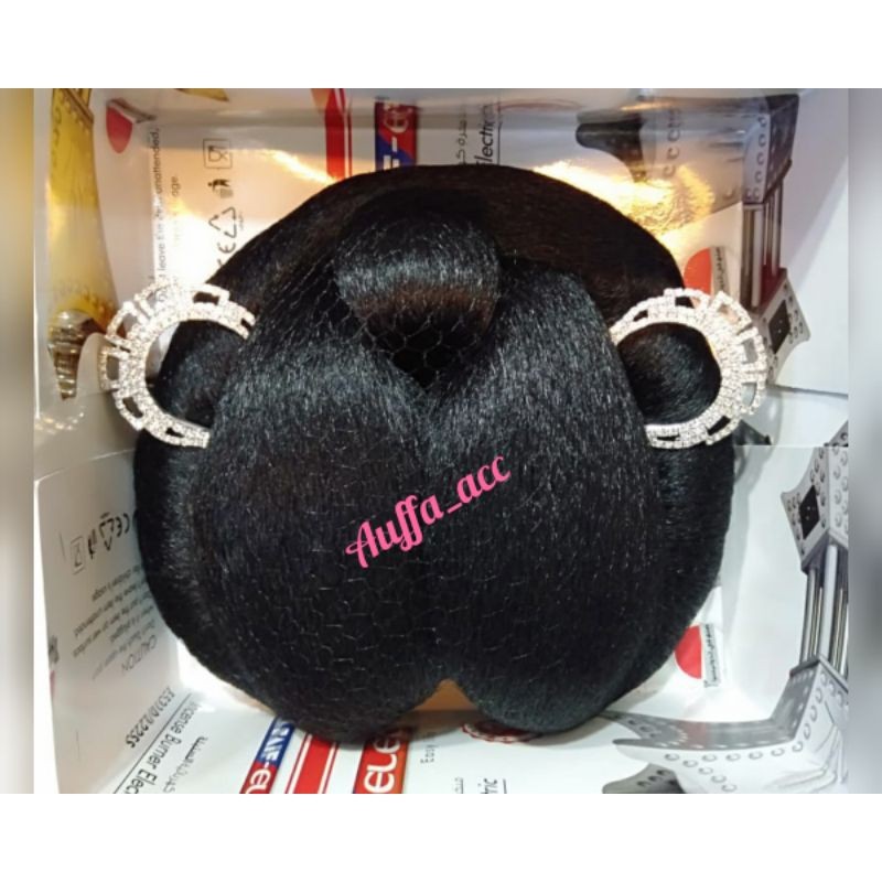 sanggul batak + tusuk konde permata /konde satu set hiasan