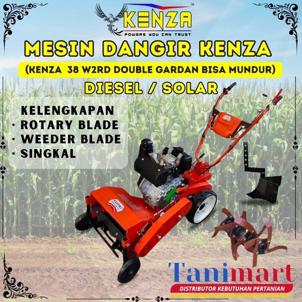 Mesin Dangir Mesin Diesel / Mesin Dangir Kenza / Traktor Mini / Mesin Bajak Mini / Mesin Dangir Jagu