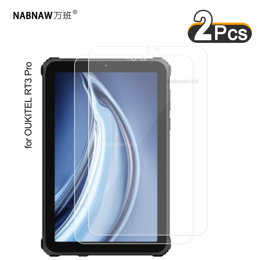 2 Pieces HD Scrat Proof Tempered Glass Screen Protector For Oukitel RT3 Pro 8.0 Tablet Hard Protecti