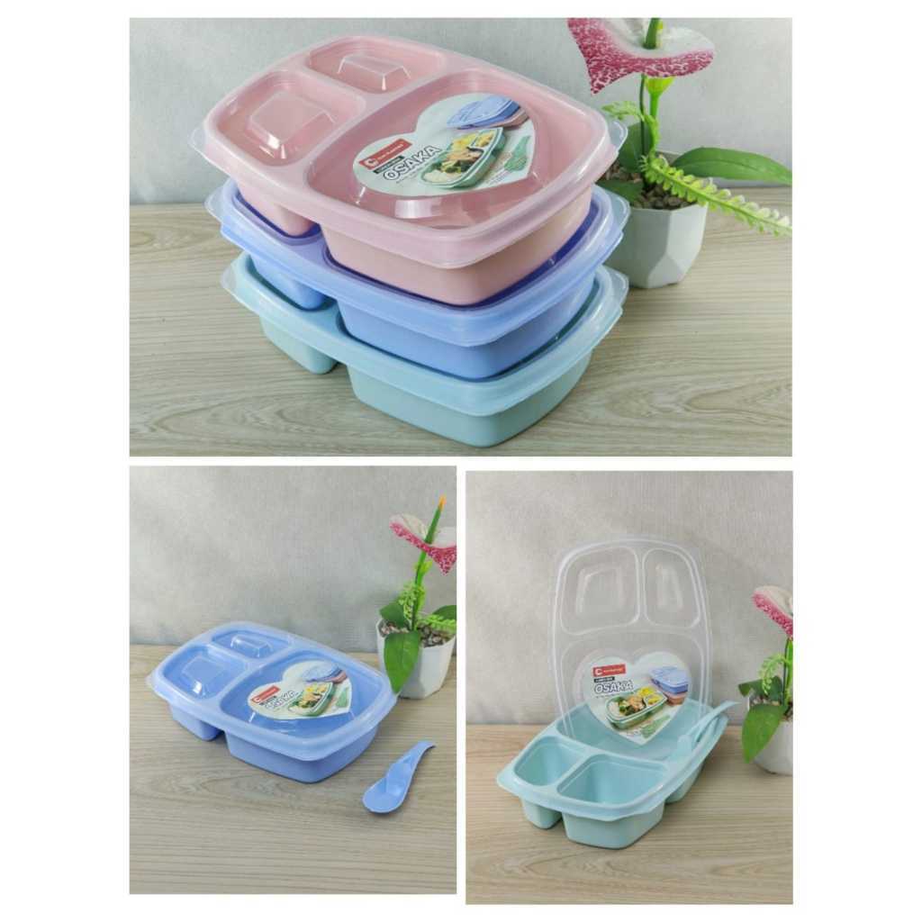Lunch Box - Kotak Makan Plastik - Kotak Bekal - Catering Box - Clio Osaka