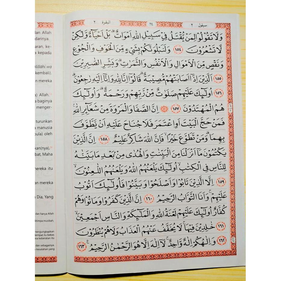 Al-Quran MUJAZZA Per Juz Terjemah Akbar Samad Uk B5 KALP isi 30 Juz Al-Quran Terjemahan PerJuz - B5 