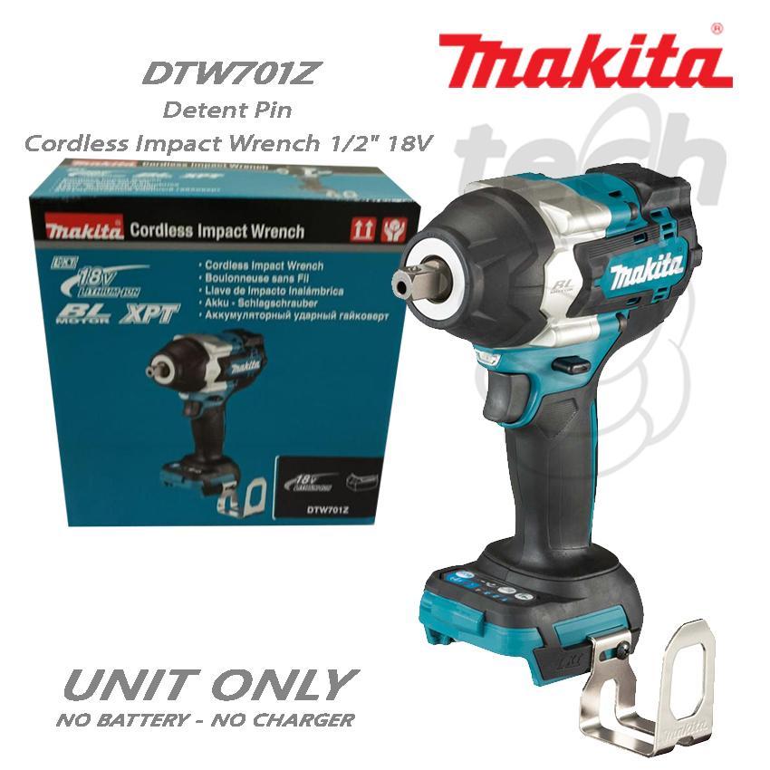 Mesin Pembuka Baut Baterai Cordless Impact Wrench 18V Makita DTW701Z - Unit Only