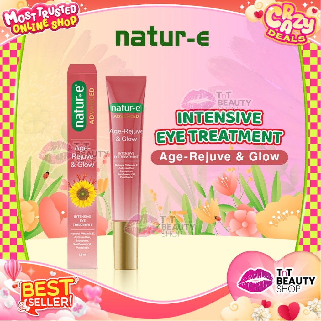 Natur-E Advanced Intensive Eye Treatment 15 ml Astaxanthin dan Cucumber Extract Natur E TnT Beauty