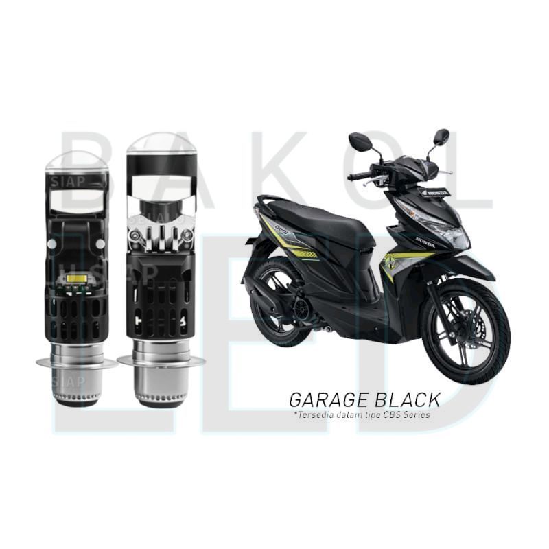 1pcs Lampu depan LED H6 Mini BiLED motor Honda Beat fi 2016 2020 BL