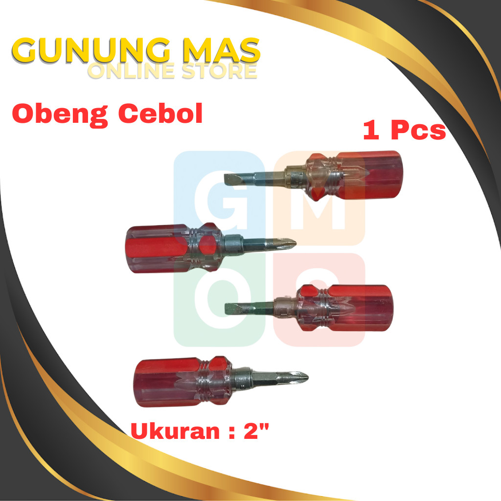 Obeng Cebol 2 Way // Obeng Cebol Bolak Balik // Obeng Cebol 2 Inch