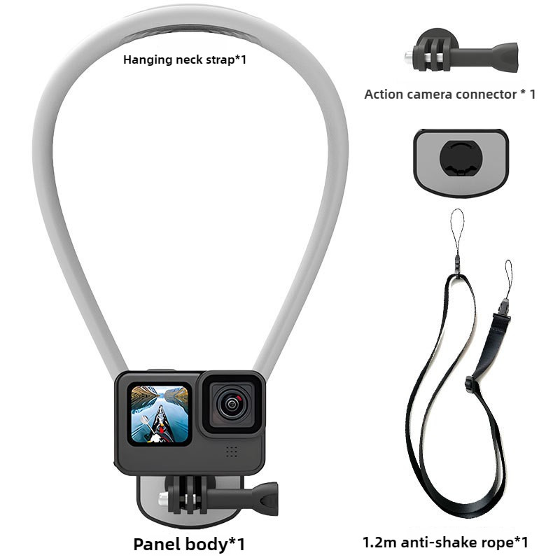 Neck Mount Phone Clip 360° Rotation POV Phone Hold for iPhone16 15 SAMSUNG HUAWEI  for Action Camera