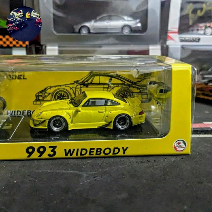 Diecast CM Model Porsche RWB 993 Widebody Segel RESTRO