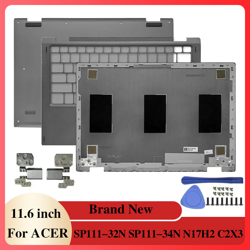 Notebook Screen LCD Back Cover/Palmrest/Hinges/Bottom Case For Acer Spin 1 SP1 SP111-32N SP111-34N N
