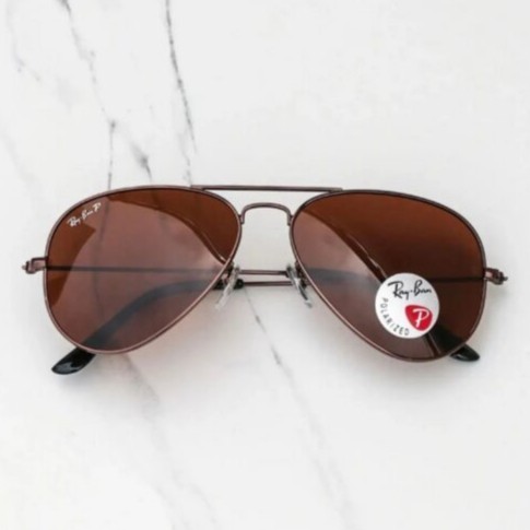 Kacamata Original Raybn Aviator RB3026 Brown