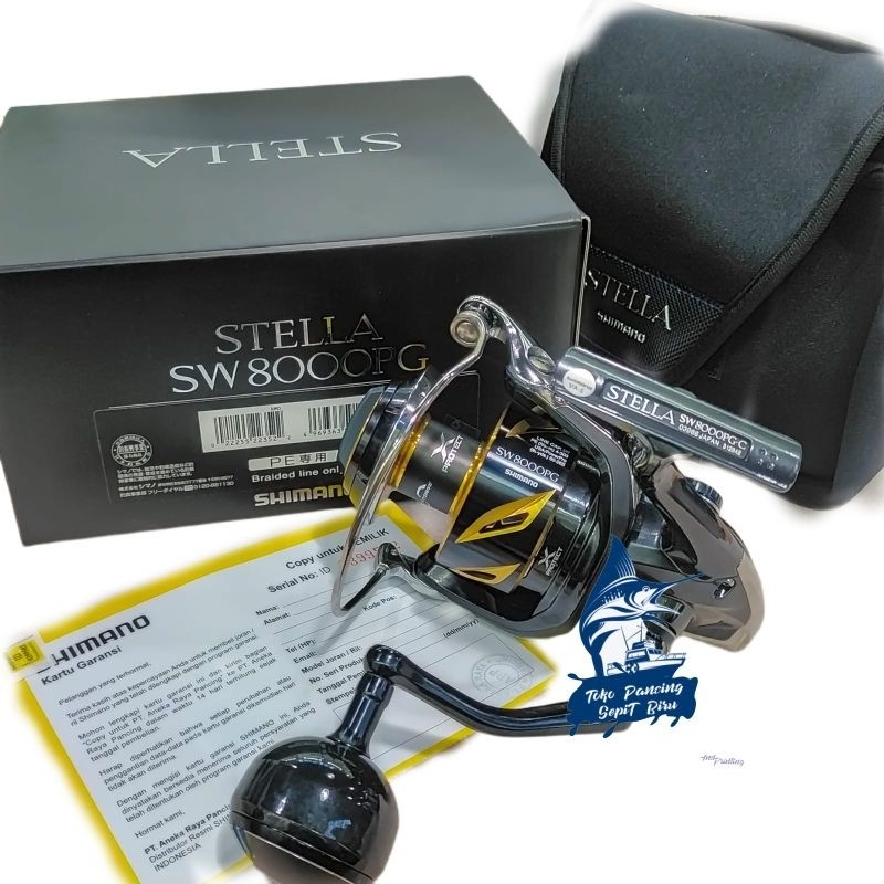 Reel Shimano Stella SW 8000PG JAPAN 2019 POWER HANDLE JAPAN | SALTWATER | REEL SPINNING | REEL PANCI