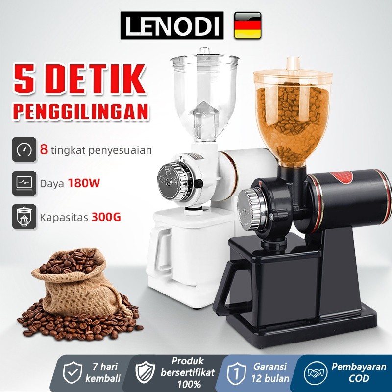 LENODI One Two Cups 600N Alat Penggiling Kopi Electric Coffee Penggilingan cepat Mill Grinder Mesin 