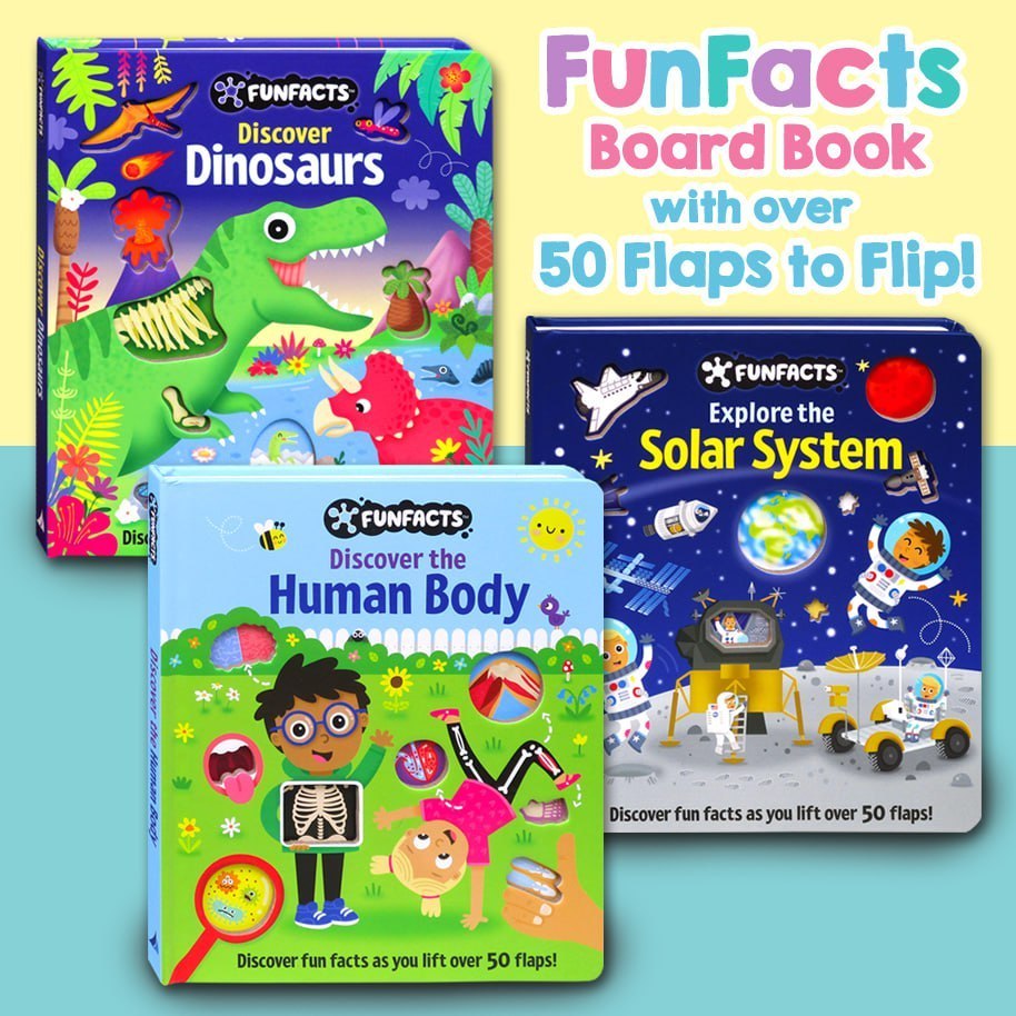 (Futtura) FunFacts Discover the Human Body, Solar System, Dinosaurs, Explore Construction, Baby Anim